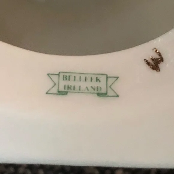 NIB Vintage Belleek Fairy Lamp Tealight Holder - Picture 5 of 9